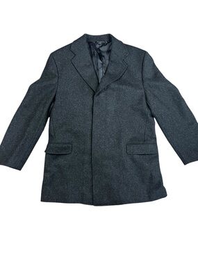 Armand Basi Wool Blend Coat Men’s Large Charcoal Made in Spain